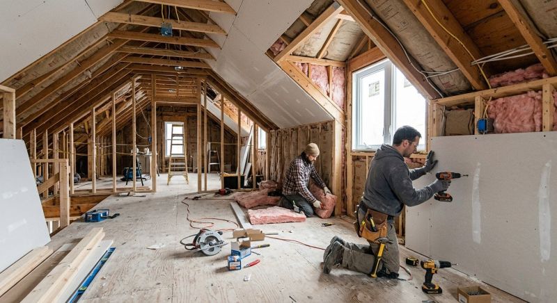 Garage Attic Remodeling in Alpharetta, GA